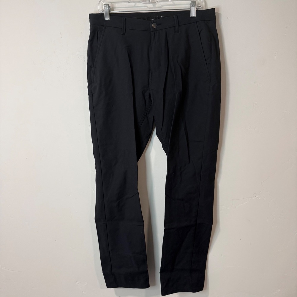 DU/ER Mens Performance Chino 32x32 Black Excellent Stretch Commuter Pants